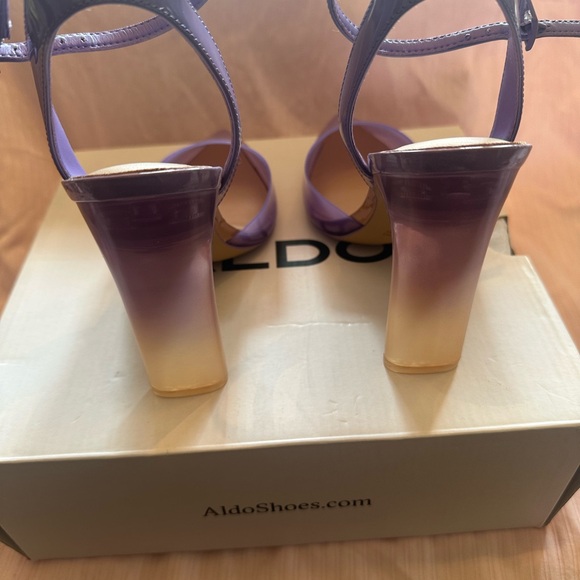 Aldo Lavender Strappy Heels - Picture 4 of 8